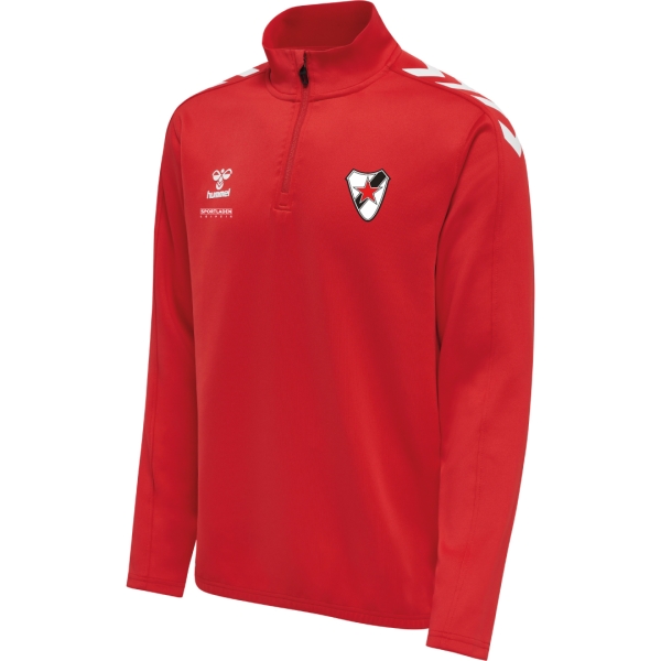 Kinder Half Zip Top RSL - Hummel Core XK - Rot